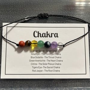 LOVE, FERTILITY, CALM, CHAKRA, & ANXIETY and STRESS adjustable bracelets.